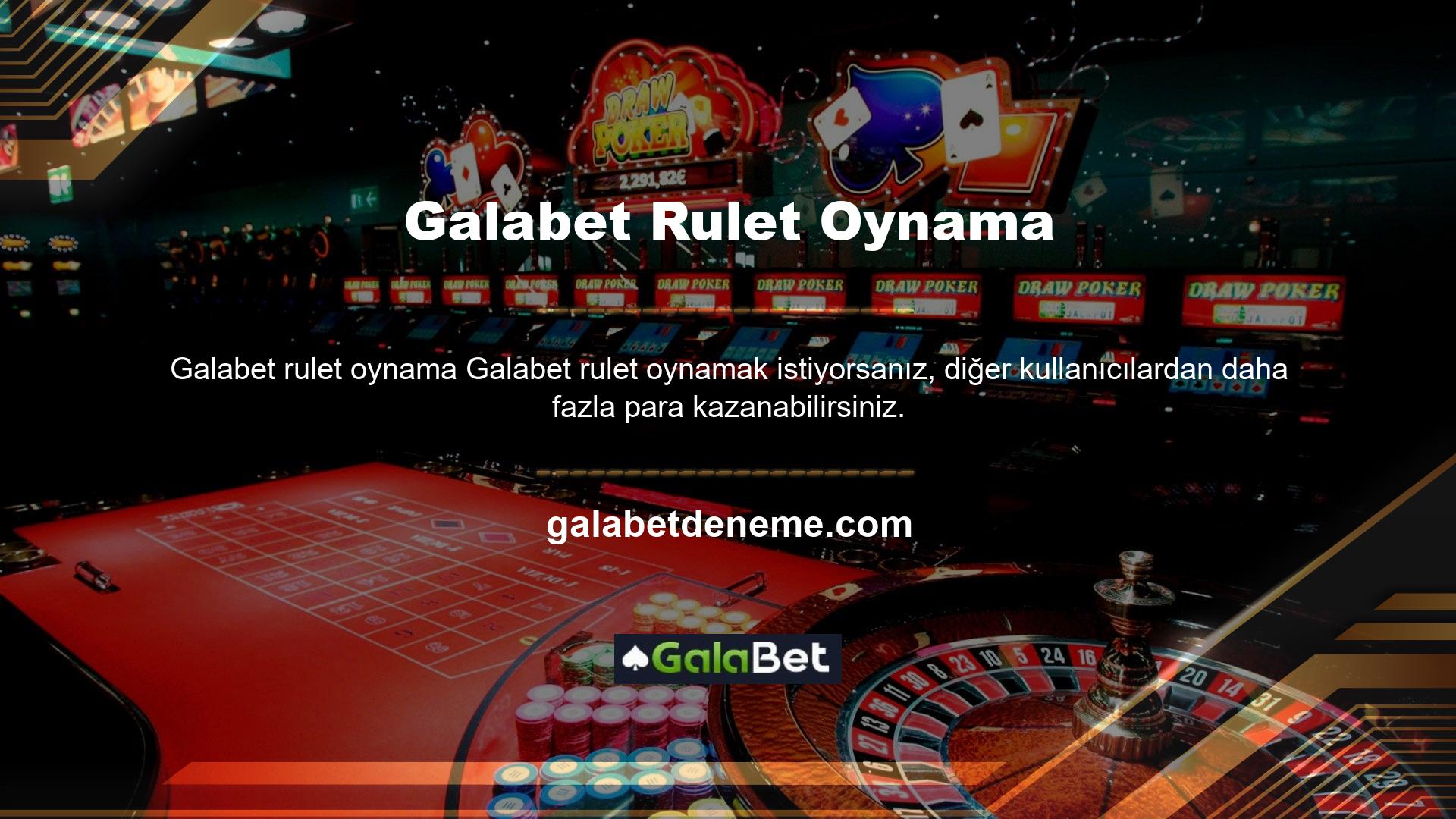 Galabet ile kesinlikle farklı bonus kaybı kazanma şansınız olacak