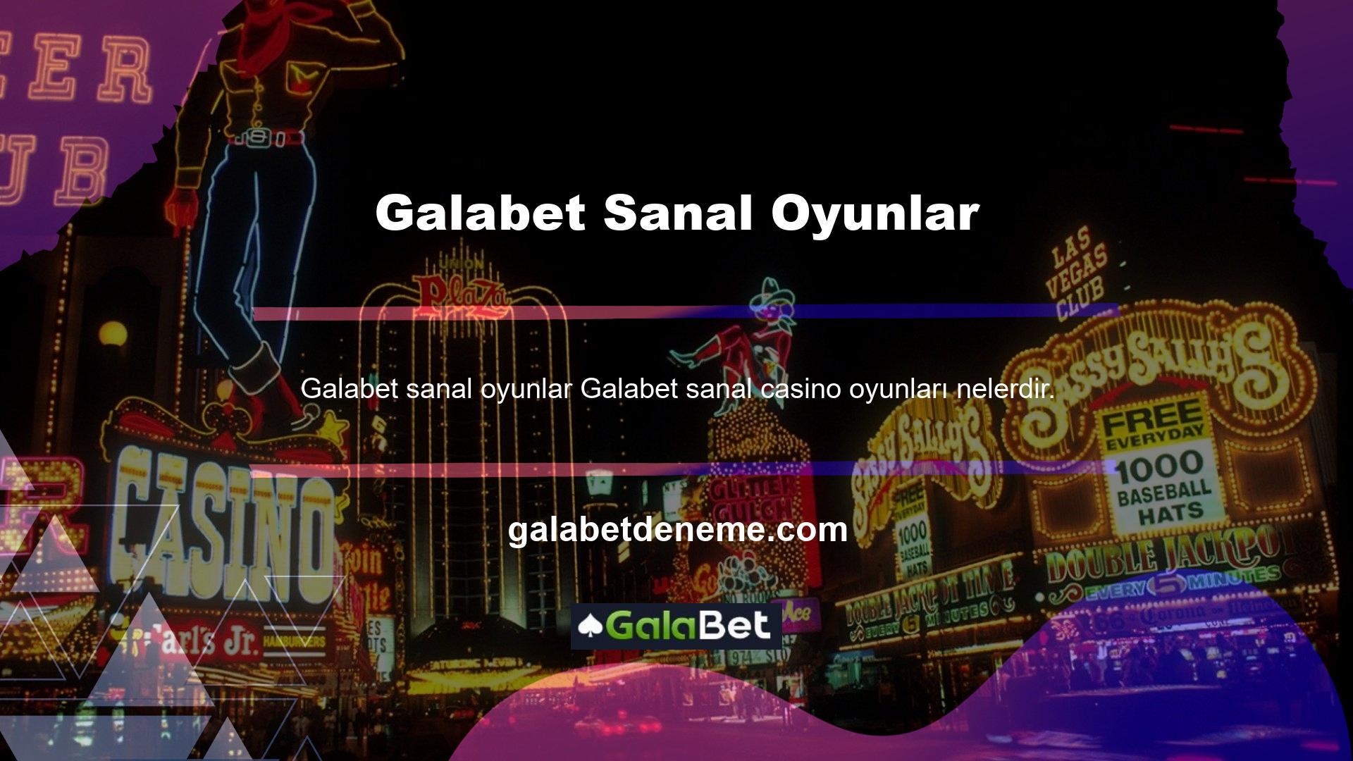 Sanal bahis şirket tarafından sunulan başka bir hizmettir